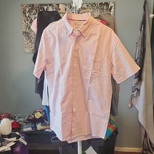Men's Large Pink Button-Down Shirt NWOT